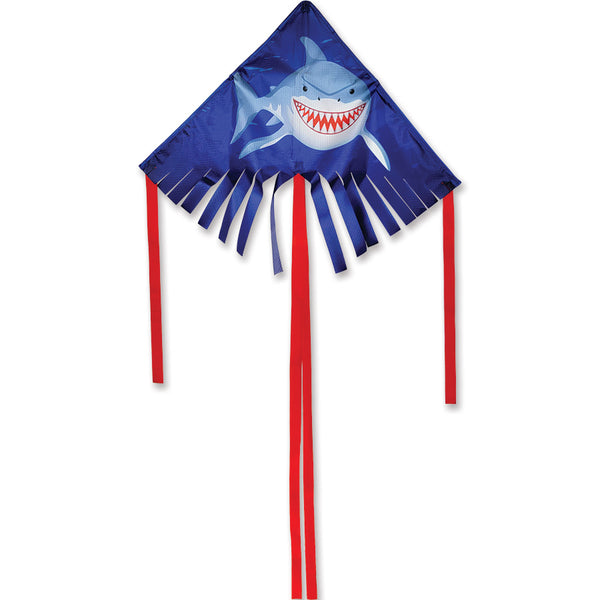 28 in. Fringe Delta Kite - Shark