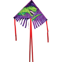 28 in. Fringe Delta Kite - T-Rex Dinosaur