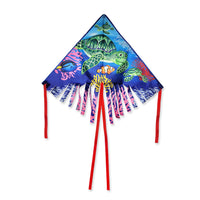 42 in. Fringe Delta Kite - Sea Turtle